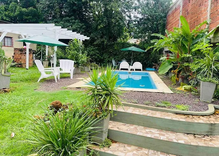 Apart El Altillo, Loft Ambientes Abiertos 6 Pax En Cataratas Pileta Compartida